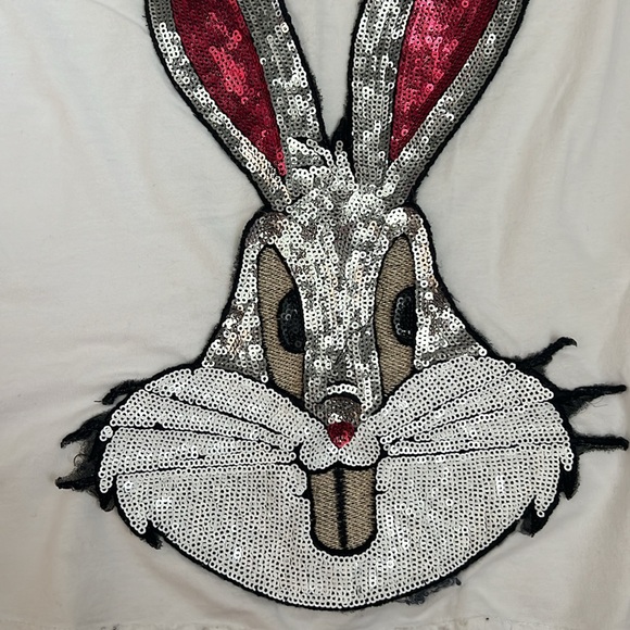 LIMITED EDITION GUCCI bugs bunny GUCCY sequin shirt - Picture 3 of 7